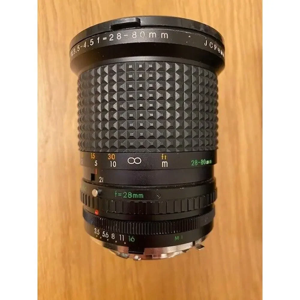 JCPenney Multi Coated Optics Lens 28-80mm f/3.5-4.5 One Touch Macro Zoom Canon
